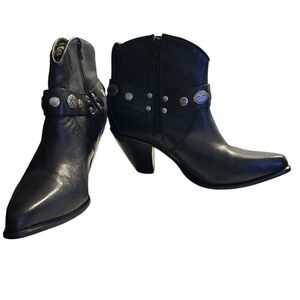 Durango Women’s Black Size 7.5M Harness Boot - Motorcycle Western